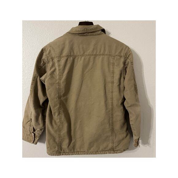 Redhead Tan Canvas Fleece Lined Zip Front Jacket Size‎ Medium - Picture 6 of 11